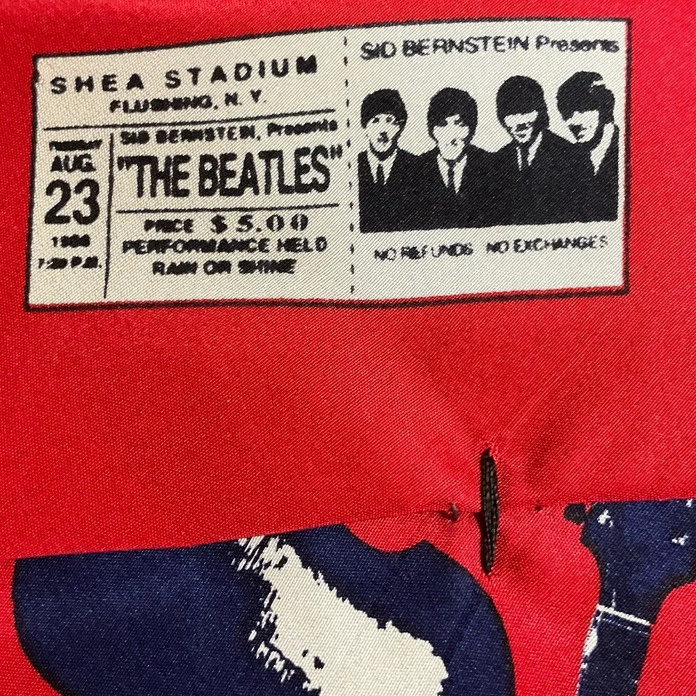 The Beatles Vintage Collectors Silk Tie